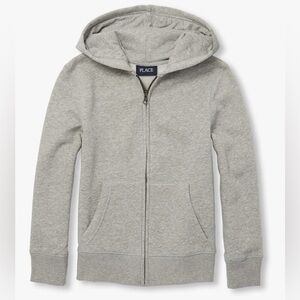 The Children’s Place Gray Zip-Up Hoodie(7/8)